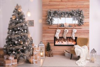 Un árbol de Navidad acorde a tu salón 