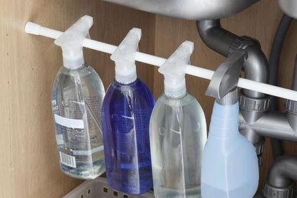 Cómo aprovechar el espacio de debajo del fregadero