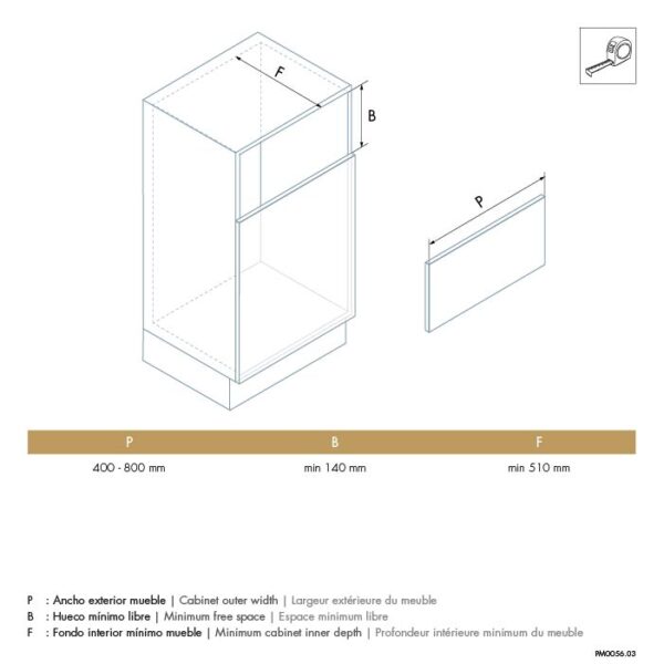 medidas extraible mesa ppara cajon