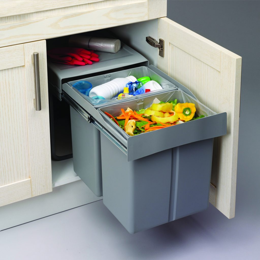 Cubo de reciclaje de alta capacidad