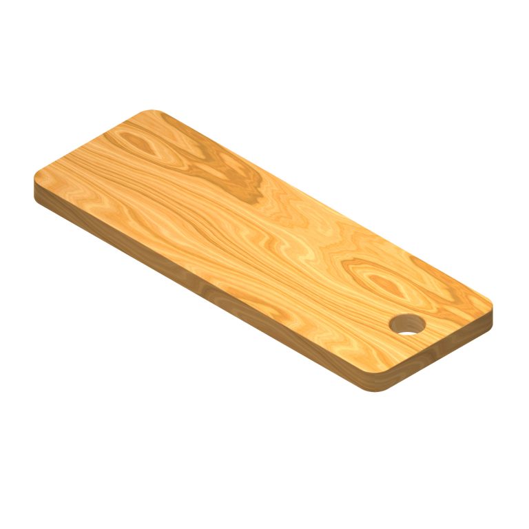 Tabla de madera para cortar alimentos