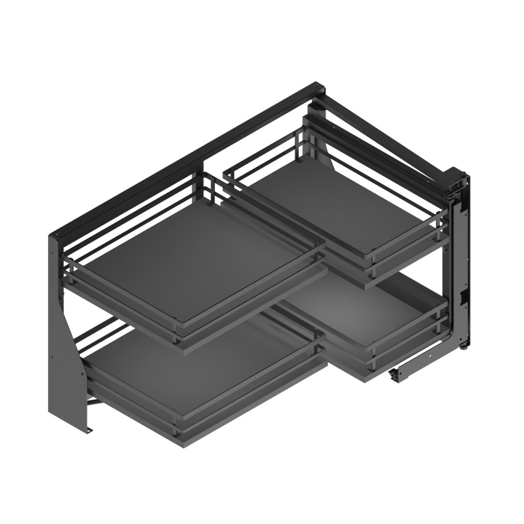 Despensa extraíble para armario rinconero