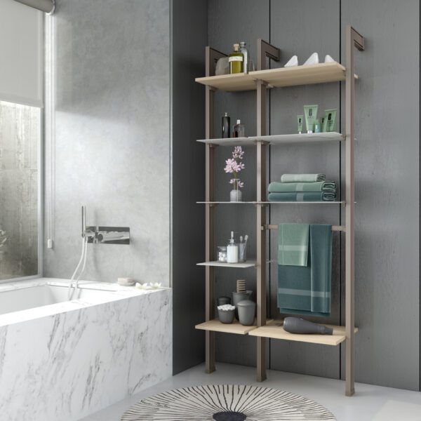 estante baño